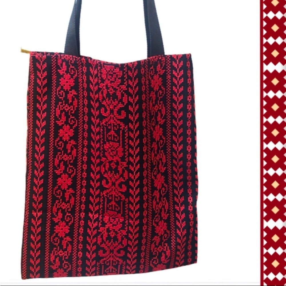 Tatreez tote bag